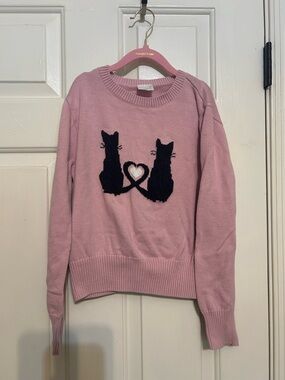 Abercrombie kids cat sweater girls 11/12